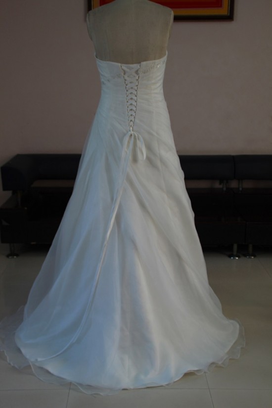 A-line Sweetheart Floor Length Bridal Wedding Dresses WD010086