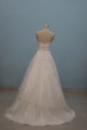 A-line Strapless Floor Length Bridal Wedding Dresses WD010087