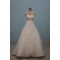 A-line Strapless Floor Length Bridal Wedding Dresses WD010087