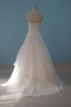 A-line Strapless Beaded Floor Length Bridal Wedding Dresses WD010088