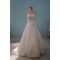 A-line Strapless Beaded Floor Length Bridal Wedding Dresses WD010088