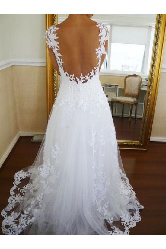A-line Cap Sleeves Lace Bridal Wedding Dresses WD010091 A-line Cap Sleeves Lace Bridal Wedding Dresses WD010091