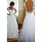A-line Cap Sleeves Lace Bridal Wedding Dresses WD010091