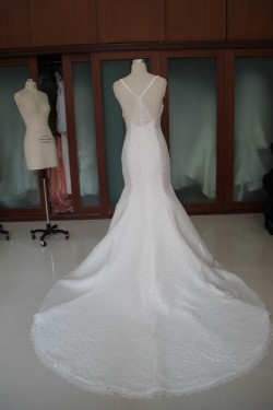 Trumpet/Mermaid Chapel Train Bridal Wedding Dresses WD010095
