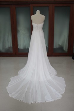Empire Sweetheart Chiffon Bridal Wedding Dresses WD010100
