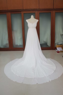 Trumpet/Mermaid Chapel Train Bridal Wedding Dresses WD010109