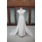 Sheath/Column Off the Shoulder Beaded Bridal Wedding Dresses WD010117