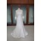 Trumpet/Mermaid 3/4 Sleeves Beaded Bridal Wedding Dresses WD010118