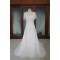 A-line Short Sleeves Bridal Wedding Dresses WD010119