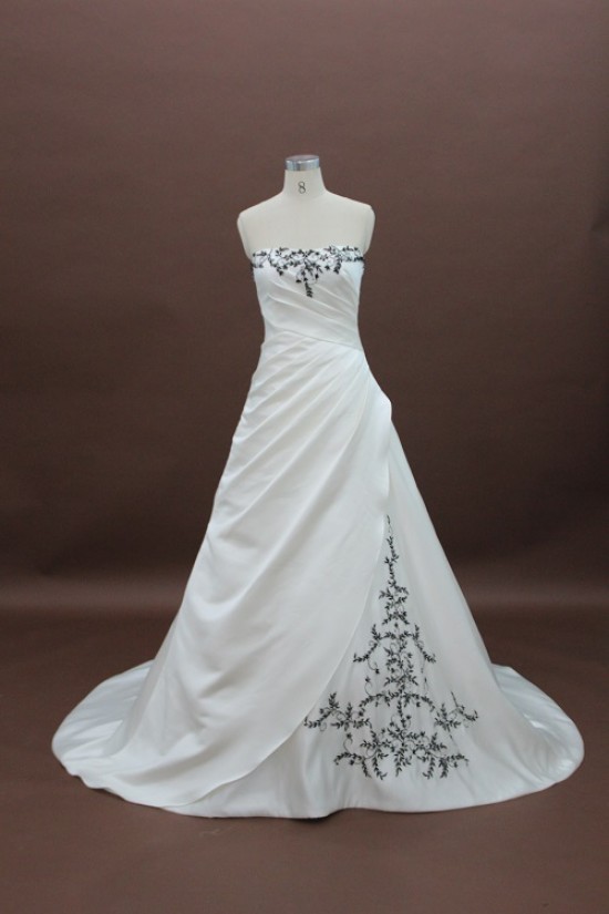 A-line Strapless Bridal Wedding Dresses WD010125 A-line Strapless Bridal Wedding Dresses WD010125