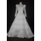A-line Long Sleeves Beaded Lace Bridal Wedding Dresses WD010126