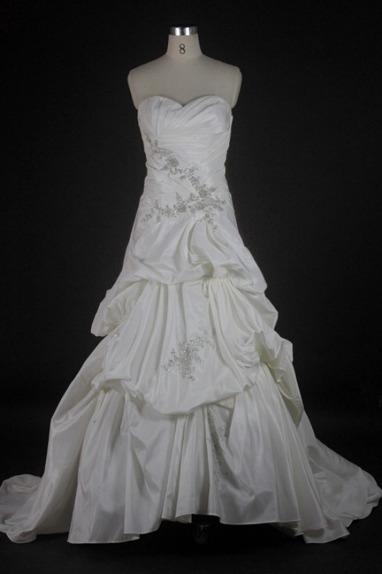 A-line Sweetheart Chapel Train Bridal Wedding Dresses WD010127 A-line Sweetheart Chapel Train Bridal Wedding Dresses WD010127