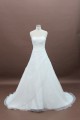A-line Strapless Court Train Bridal Wedding Dresses WD010134