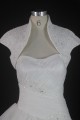 Ball Gown Strapless Chapel Train Bridal Wedding Dresses with A Lace Jacket WD010137