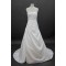 A-line Strapless Court Train Bridal Wedding Dresses WD010138