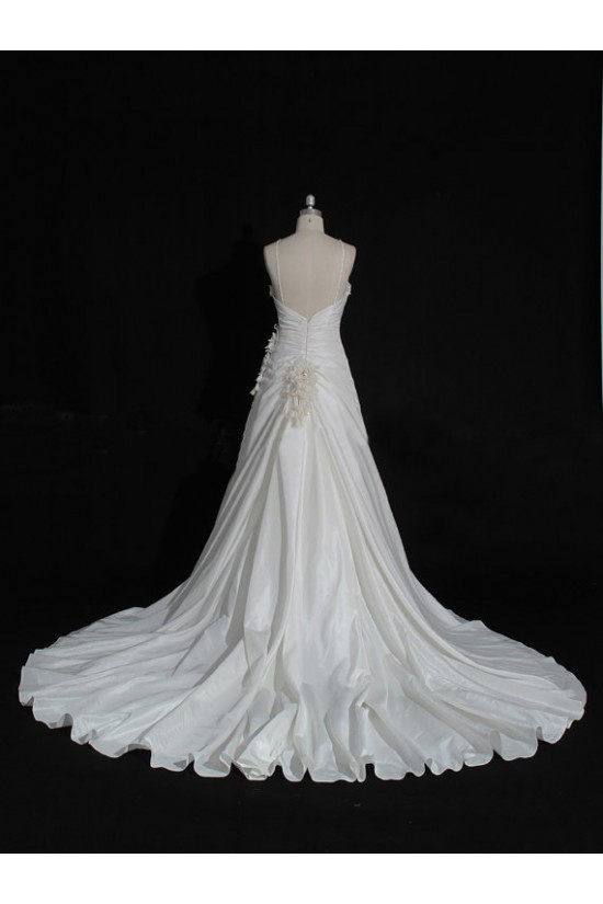 Discount A-line Strapless Chapel Train Bridal Wedding Dresses WD010143 Discount A-line Strapless Chapel Train Bridal Wedding Dresses WD010143