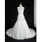 Discount A-line Strapless Chapel Train Bridal Wedding Dresses WD010143