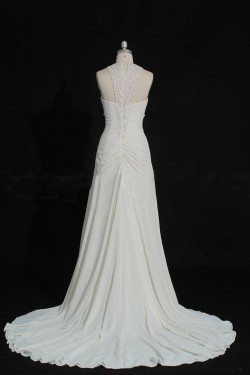 Affordable Sheath/Column Chiffon Bridal Wedding Dresses WD010144