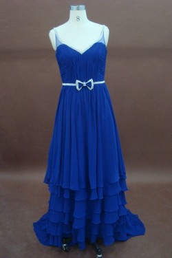 Cheap Sheath/Column Chiffon Bridal Wedding Dresses WD010145