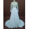 Affordable A-line Long Sleeves Lace Bridal Wedding Dresses WD010152