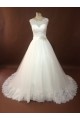 Elegant A-line Chapel Train Lace Bridal Wedding Dresses WD010154 Elegant A-line Chapel Train Lace Bridal Wedding Dresses WD010154