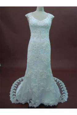 Elegant Trumpet/Mermaid Lace Bridal Wedding Dresses WD010160