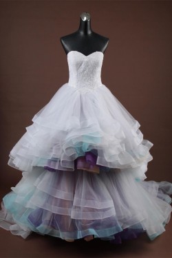 Ball Gown Sweetheart Court Train Bridal Wedding Dresses WD010168