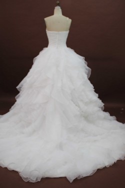 Ball Gown Sweetheart Chapel Train Bridal Wedding Dresses WD010172