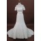 Trumpet/Mermaid Short Sleeves Off the Shoulder Lace Bridal Wedding Dresses WD010176