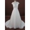 A-line Chapel Train Lace Bridal Wedding Dresses WD010177