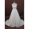A-line Chapel Train Beaded Lace Bridal Wedding Dresses WD010178