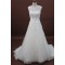A-line Chapel Train Beaded Lace Bridal Wedding Dresses WD010179