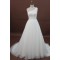 A-line One Shoulder Chapel Train Beaded Bridal Wedding Dresses WD010180