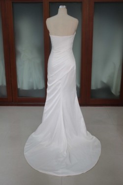 Trumpet/Mermaid Sweetheart Court Train Beaded Bridal Wedding Dresses WD010184