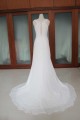 A-line Court Train Beaded Bridal Wedding Dresses WD010188