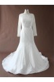 Trumpet/Mermaid Chapel Train Long Sleeves Lace Bridal Wedding Dresses WD010193 Trumpet/Mermaid Chapel Train Long Sleeves Lace Bridal Wedding Dresses WD010193