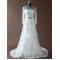 A-line Chapel Train Long Sleeves Lace Bridal Wedding Dresses WD010195