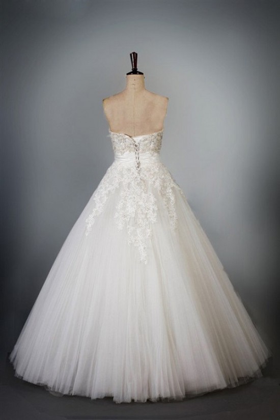 Ball Gown Strapless Lace Bridal Wedding Dresses WD010202 Ball Gown Strapless Lace Bridal Wedding Dresses WD010202