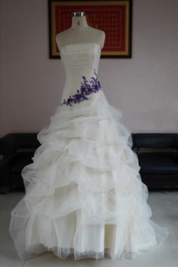 Ball Gown Strapless Bridal Wedding Dresses WD010204