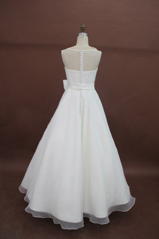 A-line Floor Length Bridal Wedding Dresses WD010208