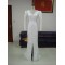 Trumpet/Mermaid Long Sleeves V-neck Low V-back Lace Bridal Wedding Dresses WD010214