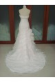 Trumpet/Mermaid Court Train Beaded Bridal Wedding Dresses WD010218