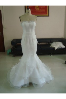 Trumpet/Mermaid Sweetheart Bridal Wedding Dresses WD010219