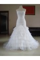 Trumpet/Mermaid Strapless Bridal Wedding Dresses WD010220