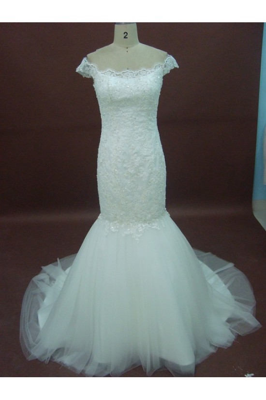 Trumpet/Mermaid Off the Shoulder Bridal Wedding Dresses WD010224 Trumpet/Mermaid Off the Shoulder Bridal Wedding Dresses WD010224