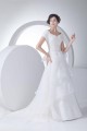 A-line Short Sleeves Court Train Bridal Wedding Dress WD010232 A-line Short Sleeves Court Train Bridal Wedding Dress WD010232