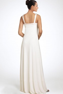 Sheath/Column Beaded Chiffon Bridal Wedding Dress WD010235