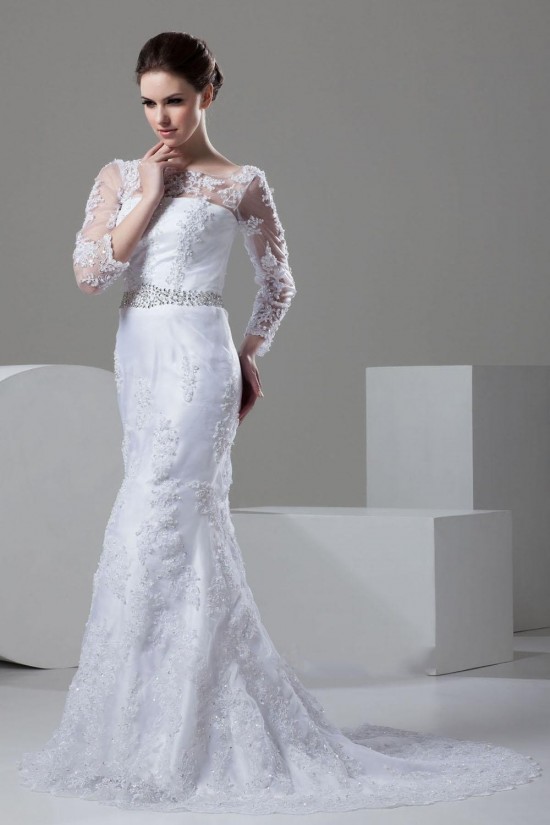 Trumpet/Mermaid Long Sleeve Lace Bridal Wedding Dress WD010240 Trumpet/Mermaid Long Sleeve Lace Bridal Wedding Dress WD010240