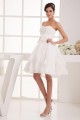 A-line Strapless Short Lace Bridal Wedding Dress WD010241