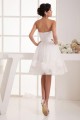 A-line Strapless Short Lace Bridal Wedding Dress WD010241